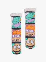 Rugrats Character Panels Cozy Slipper Socks