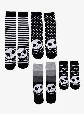 The Nightmare Before Christmas Jack Family Sock Set 4 Pair