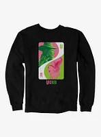 Wicked Playing Card Elphaba & Glinda Sweatshirt