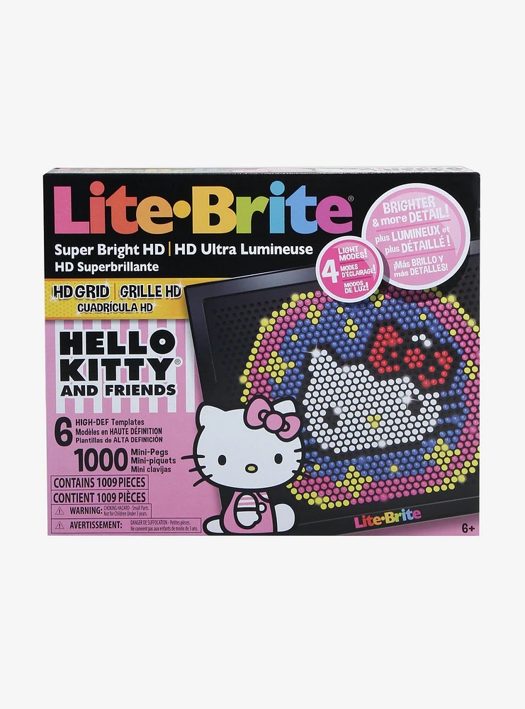 Lite Brite Hello Kitty And Friends Super Bright HD Edition