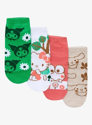 Hello Kitty And Friends Floral No-Show Socks 5 Pair