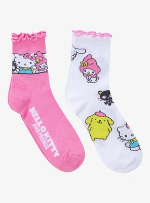 Hello Kitty And Friends Lettice Trim Ankle Socks 2 Pair