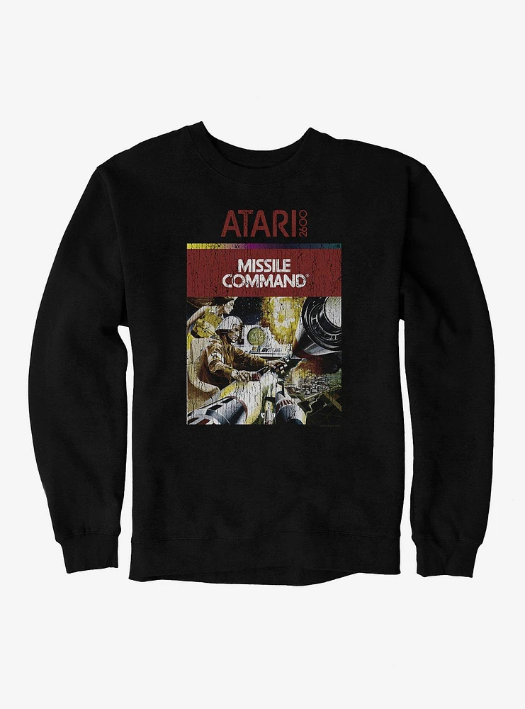 Atari Missle Command Vintage Box Art Sweatshirt