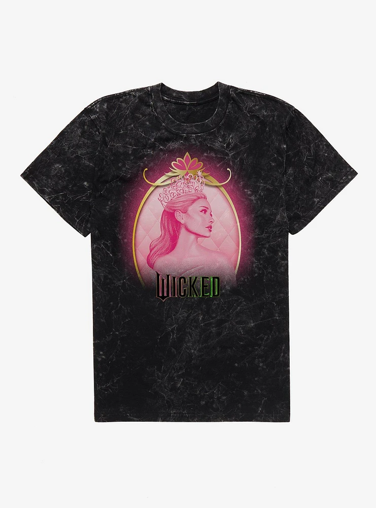 Wicked Glinda Portrait Mineral Wash T-Shirt