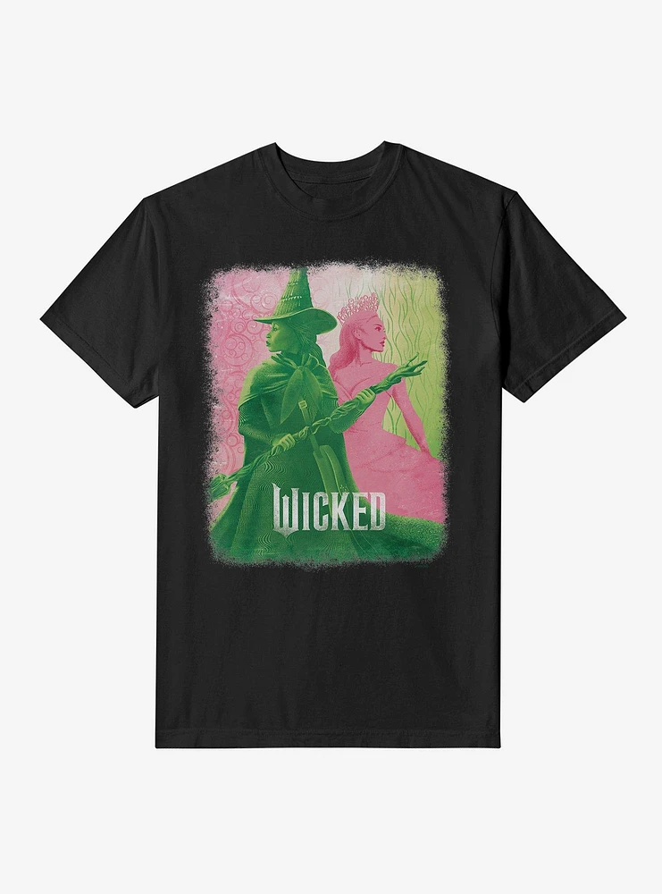 Wicked Elphaba & Glinda Garment Dye T-Shirt