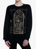 Bad Omens Haunted King Girls Sweatshirt