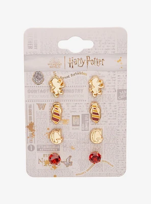 Harry Potter Gryffindor Icon Earring Set