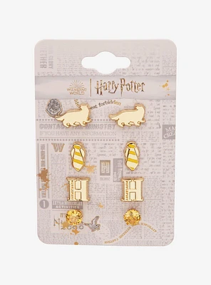 Harry Potter Hufflepuff Icon Earring Set