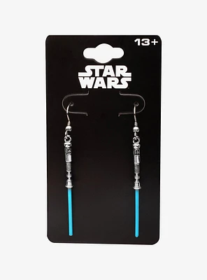 Star Wars Obi-Wan Kenobi Lightsaber Drop Earrings