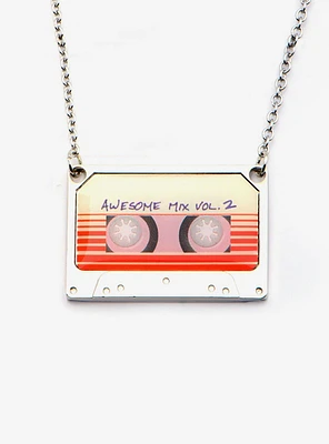 Marvel Guardians Of The Galaxy Cassette Tape Necklace