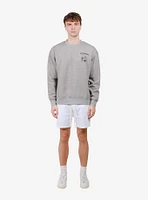 White 5" Inseam Core Fleece Short