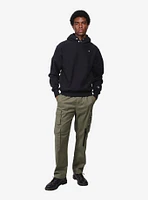 Olive Stretch Twill Utility Pant