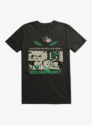 Rick And Morty Portal Panels T-Shirt