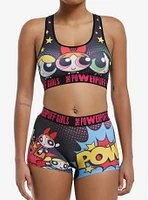 The Powerpuff Girls Comic Bra & Boyshort Panty Set