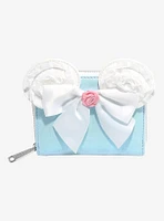 Loungefly Disney Minnie Mouse Bow Ears Small Zip Wallet - BoxLunch Exclusive