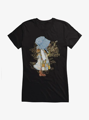 Holly Hobbie Bonnet Silhouette Girls T-Shirt