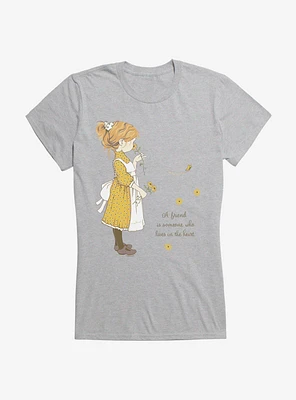 Holly Hobbie Lives The Heart Girls T-Shirt