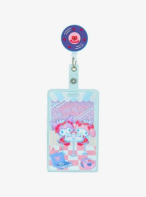 Sanrio My Melody & Kuromi Diner Scene Retractable Lanyard