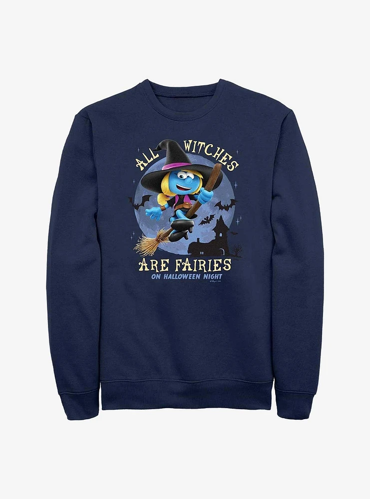 The Smurfs All Witches Are Fairies Sweatshirt