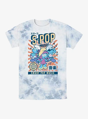 The Smurfs Spop Music Tie-Dye T-Shirt