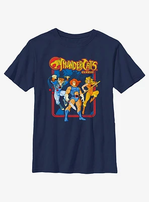 Thundercats Retro Framed Group Youth T-Shirt