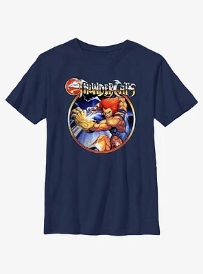 Thundercats Lion-O Vintage Circle Youth T-Shirt