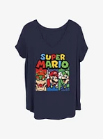 Nintendo Panels Womens T-Shirt Plus