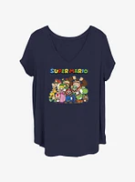 Nintendo Group Womens T-Shirt Plus