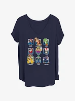 Nintendo The Lineup Womens T-Shirt Plus