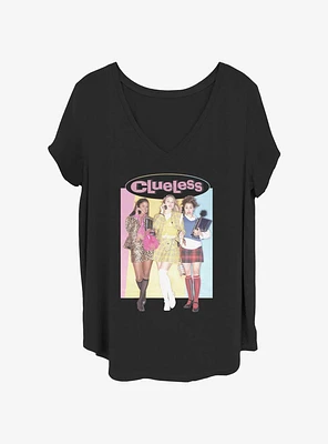 Clueless Group Womens T-Shirt Plus