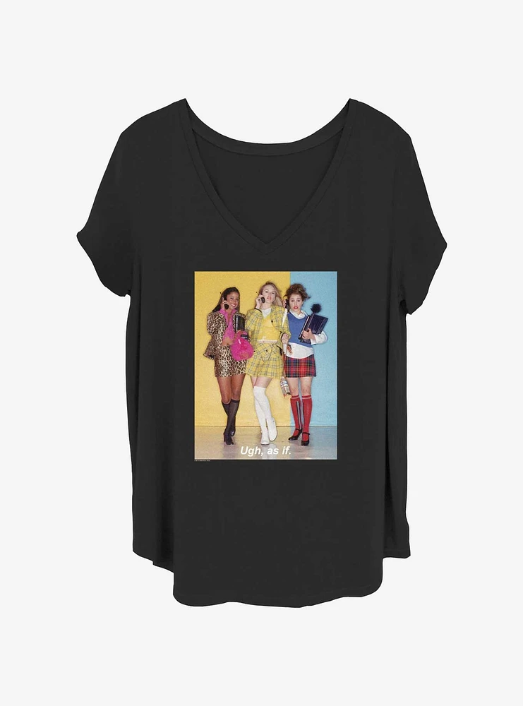 Clueless As If Photo Womens T-Shirt Plus