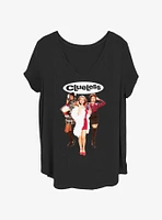 Clueless Trio Cutout Womens T-Shirt Plus