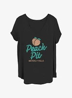 Beverly Hills 90210 Peach Pit Womens T-Shirt Plus