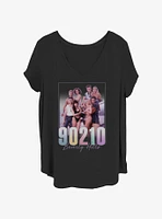 Beverly Hills 90210 Group Womens T-Shirt Plus