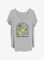 Mtv Hippy Womens T-Shirt Plus