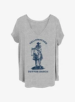 Yellowstone Ranch Womens T-Shirt Plus