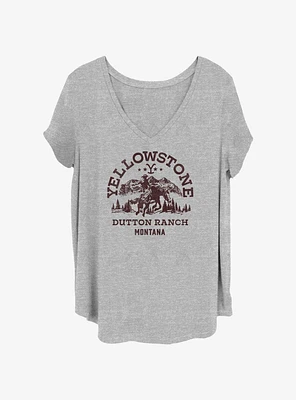 Yellowstone Vintage Womens T-Shirt Plus