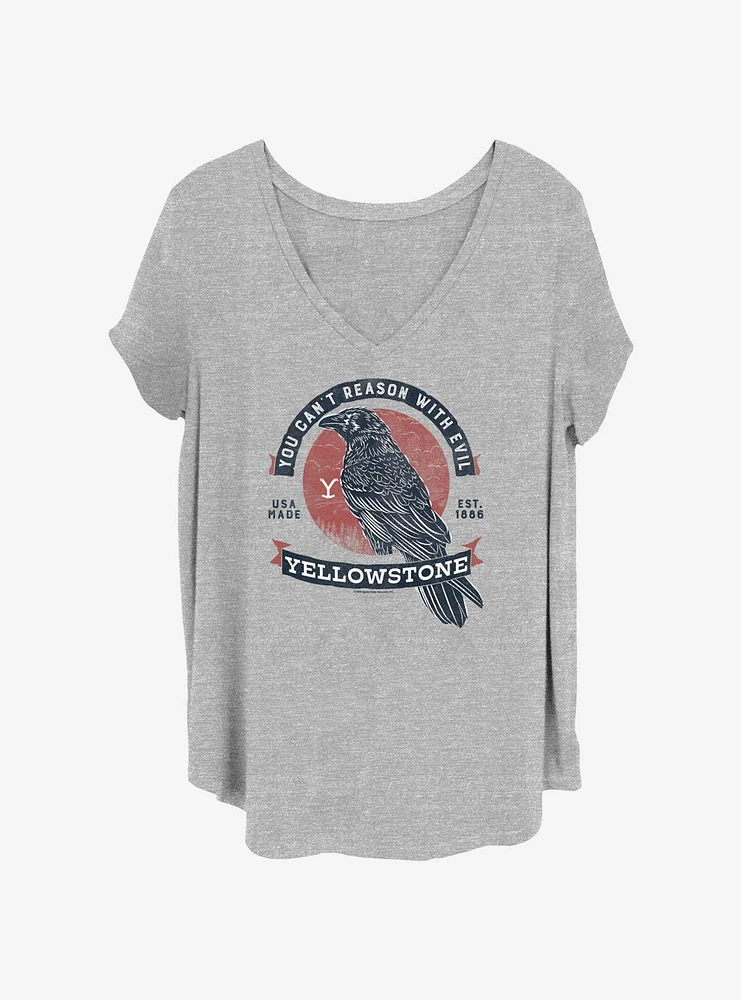 Yellowstone Unreasonable Evil Womens T-Shirt Plus