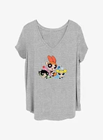 The Powerpuff Girls Trio Womens T-Shirt Plus