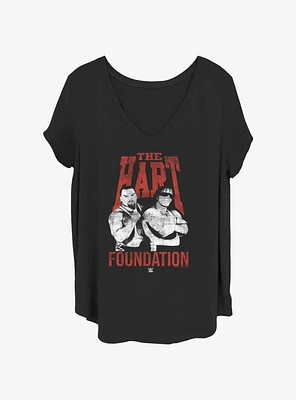 WWE Hart Foundation Womens T-Shirt Plus