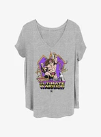 WWE Warrior Comic Womens T-Shirt Plus