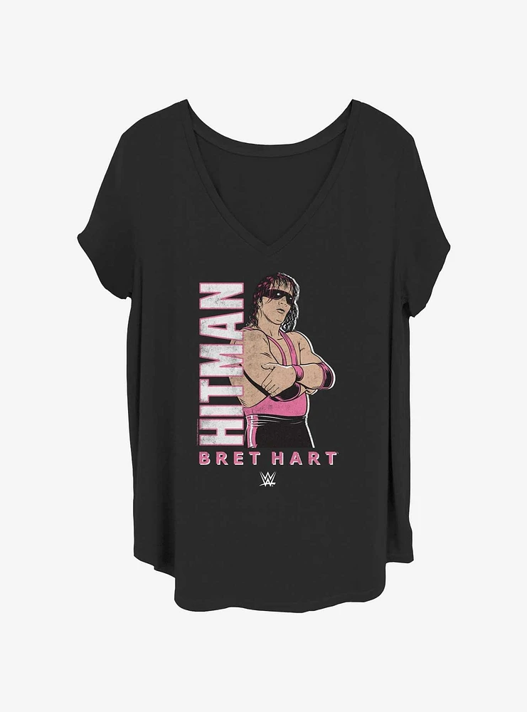 WWE Bret Hart Womens T-Shirt Plus