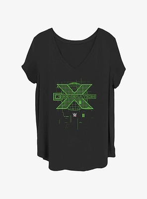 WWE Cyber Womens T-Shirt Plus