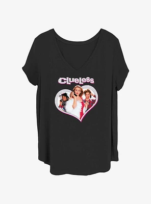 Clueless Sparkle Womens T-Shirt Plus