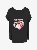 Clueless Sparkle Womens T-Shirt Plus