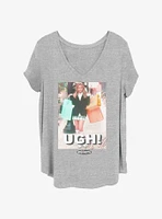 Clueless Shopping Womens T-Shirt Plus