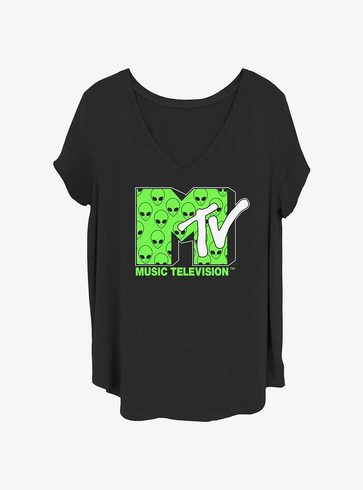 MTV Alien Womens T-Shirt Plus