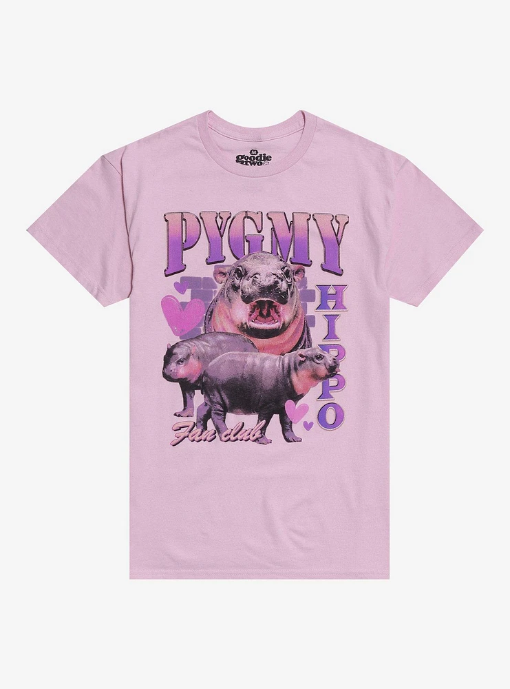 Pygmy Hippo Fan Club Collage T-Shirt