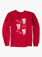 Kewpie Yes You Love Me Sweatshirt