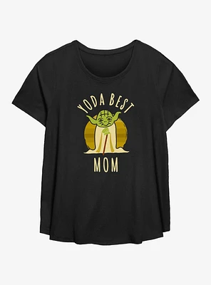 Star Wars Best Mom Yoda Says Womens T-Shirt Plus